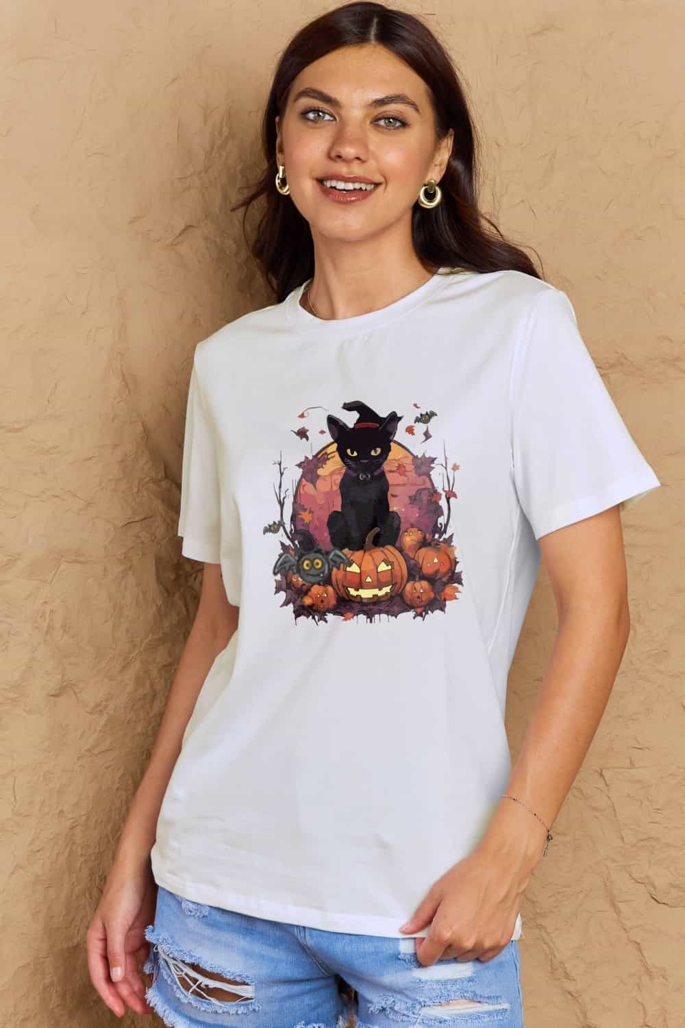 Simply Love Full Size Halloween Theme Graphic T-Shirt